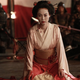 Akane the Geisha causes some heads to roll—well, more like flop a bit—thanks to some practical FX magic.